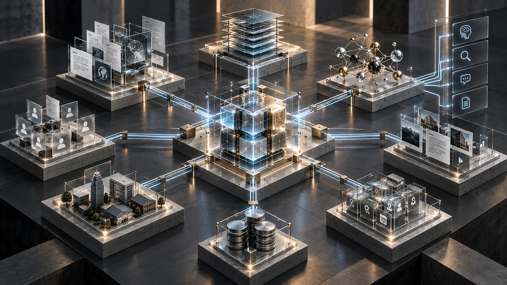 A public entity definition connects a website, structured data, profiles, documents, and referenced evidence.